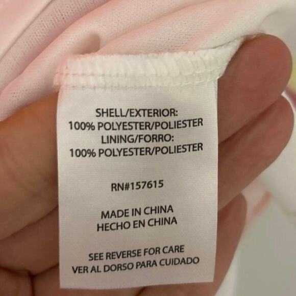 Nicole Miller New Pink Multi Color Pleated Mini Dress Summer Vibrant Party XL - Picture 15 of 16